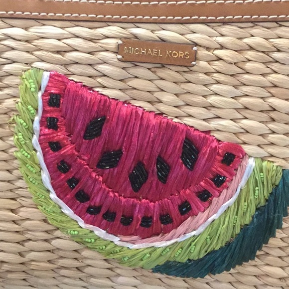 MICHAEL KORS WATERMELON CLUTCH - Picture 6 of 7